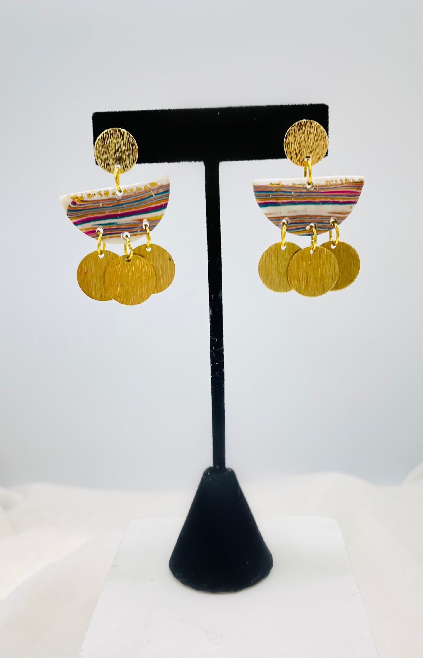 The Bohemian Collection #halfmoonearrings #boho #livwestdesigns