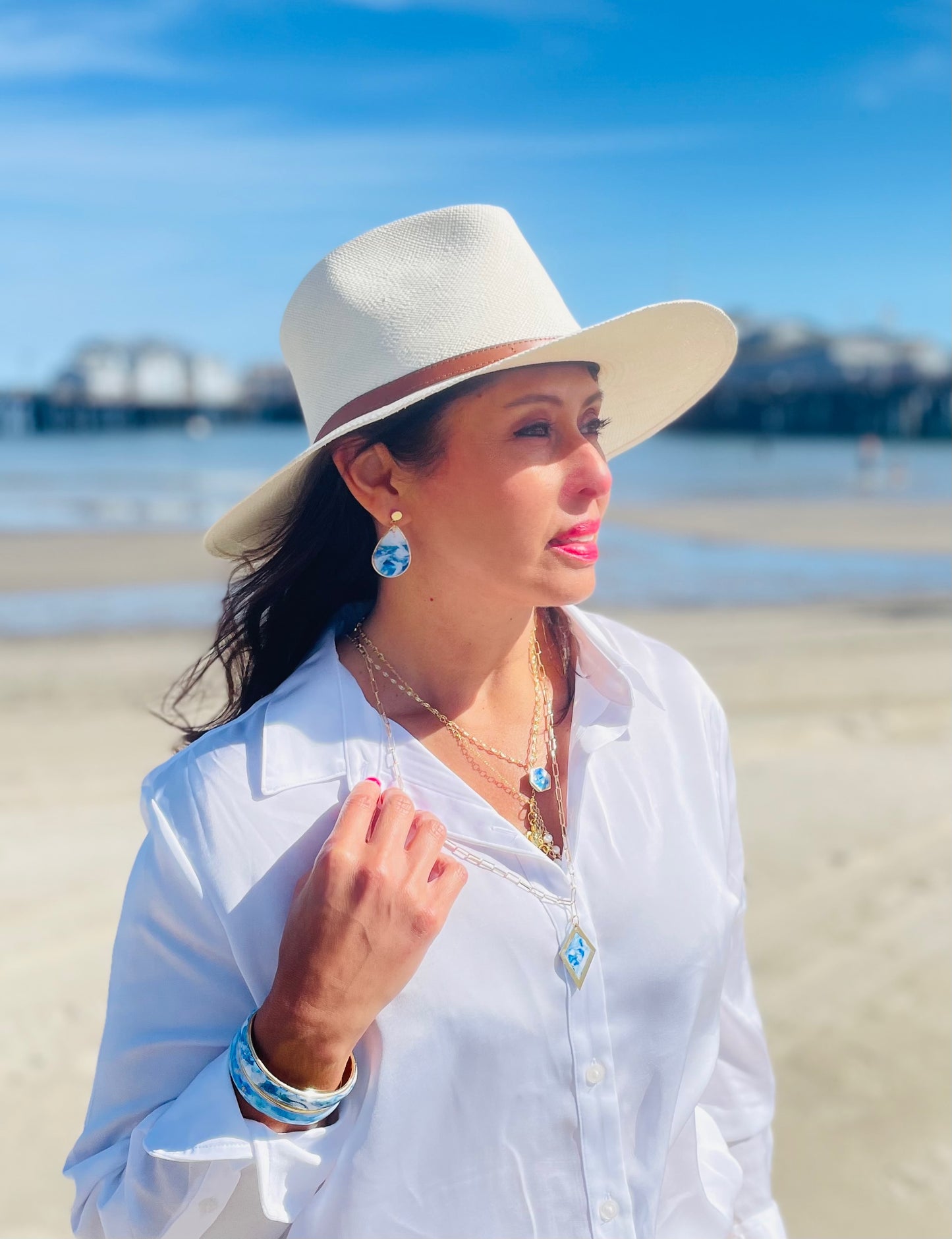 Ocean Vibes Hoop Earrings