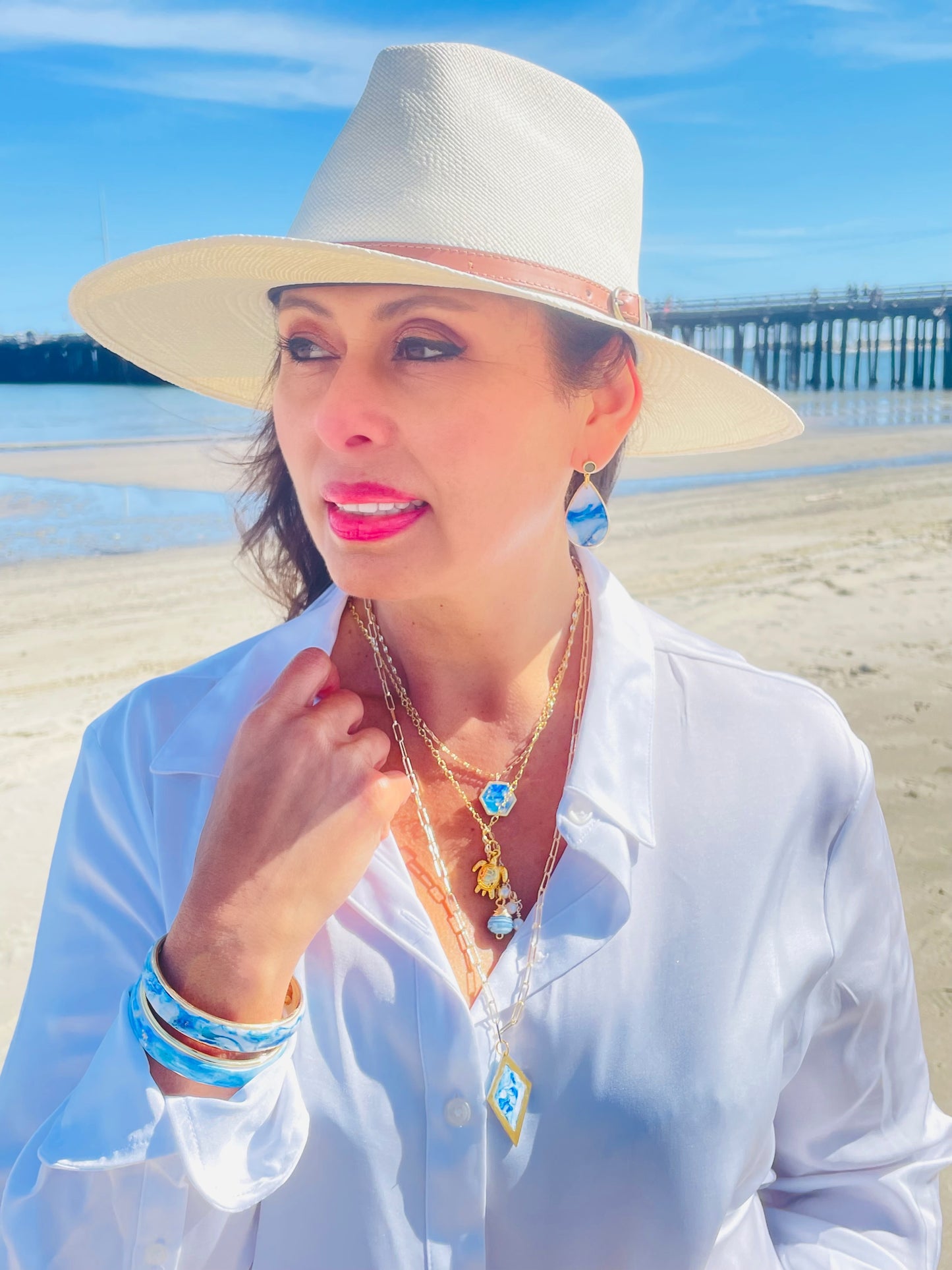 Ocean Vibes Hoop Earrings