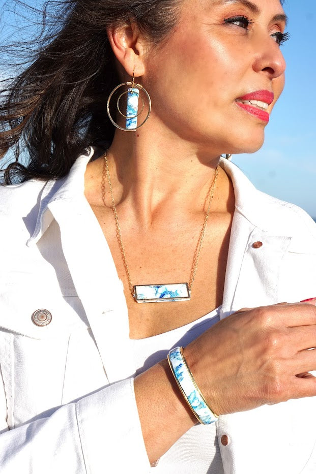 Ocean Vibes Hoop Earrings