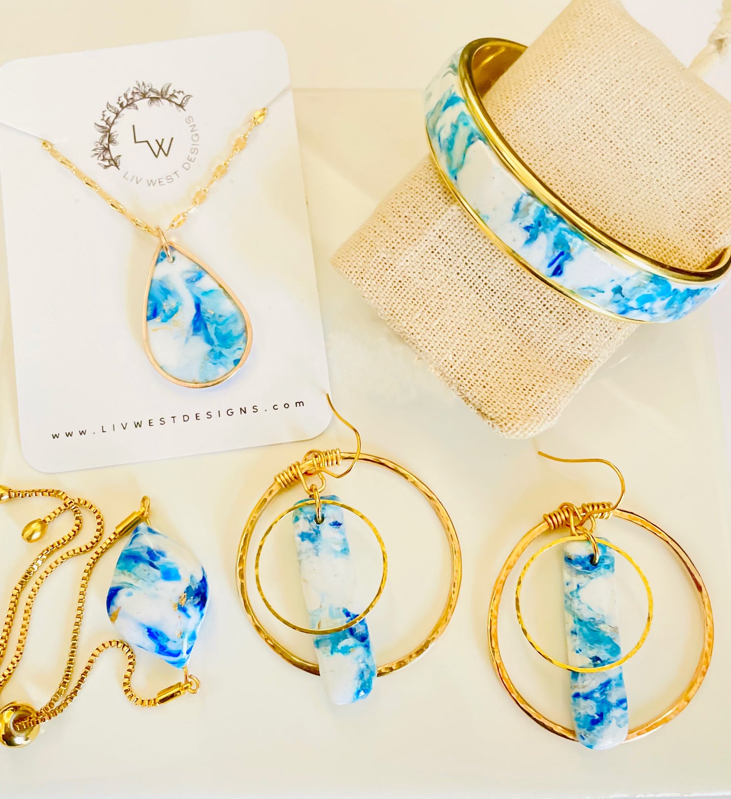 Ocean Vibes Hoop Earrings