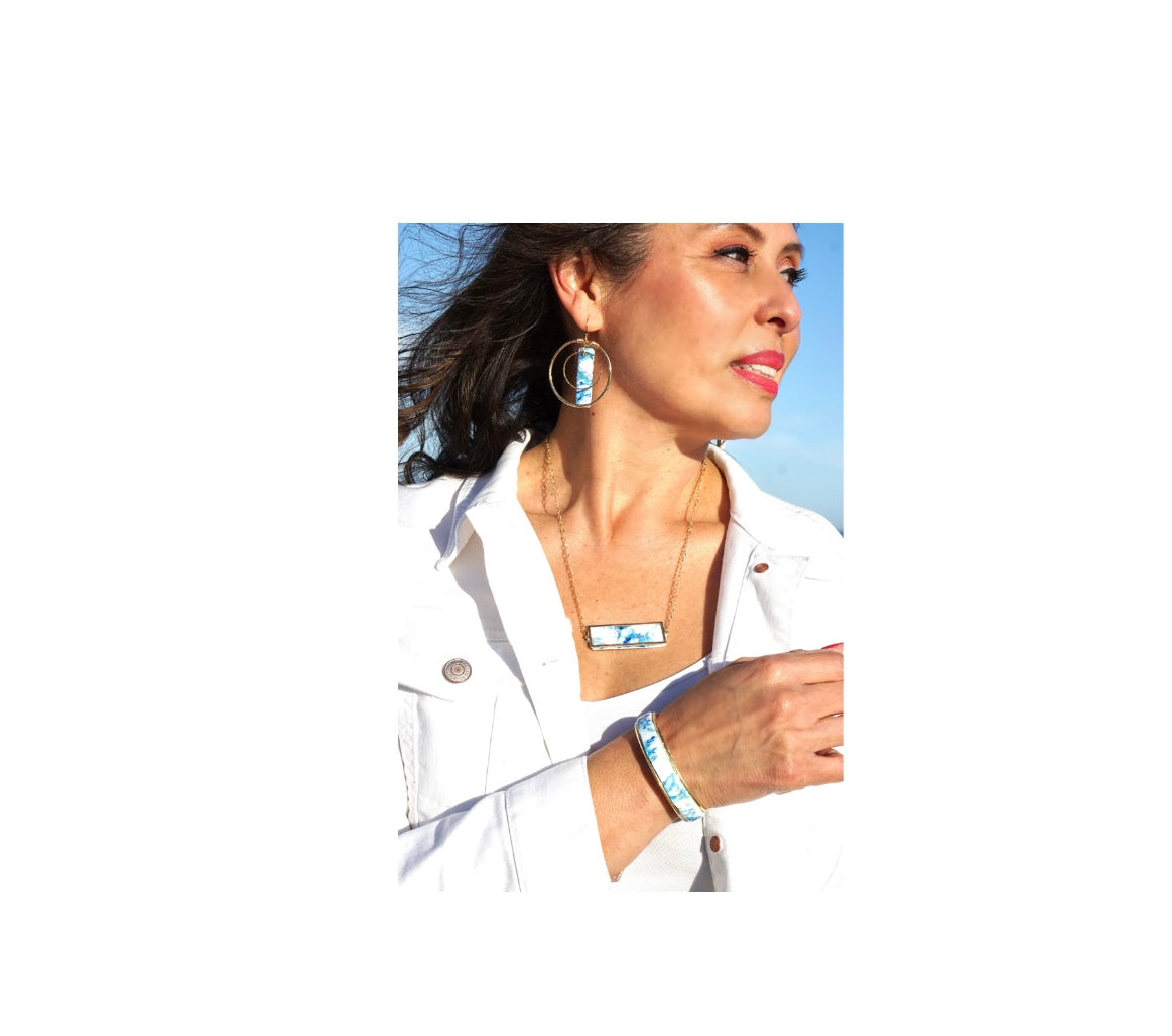 Ocean Vibes Hoop Earrings