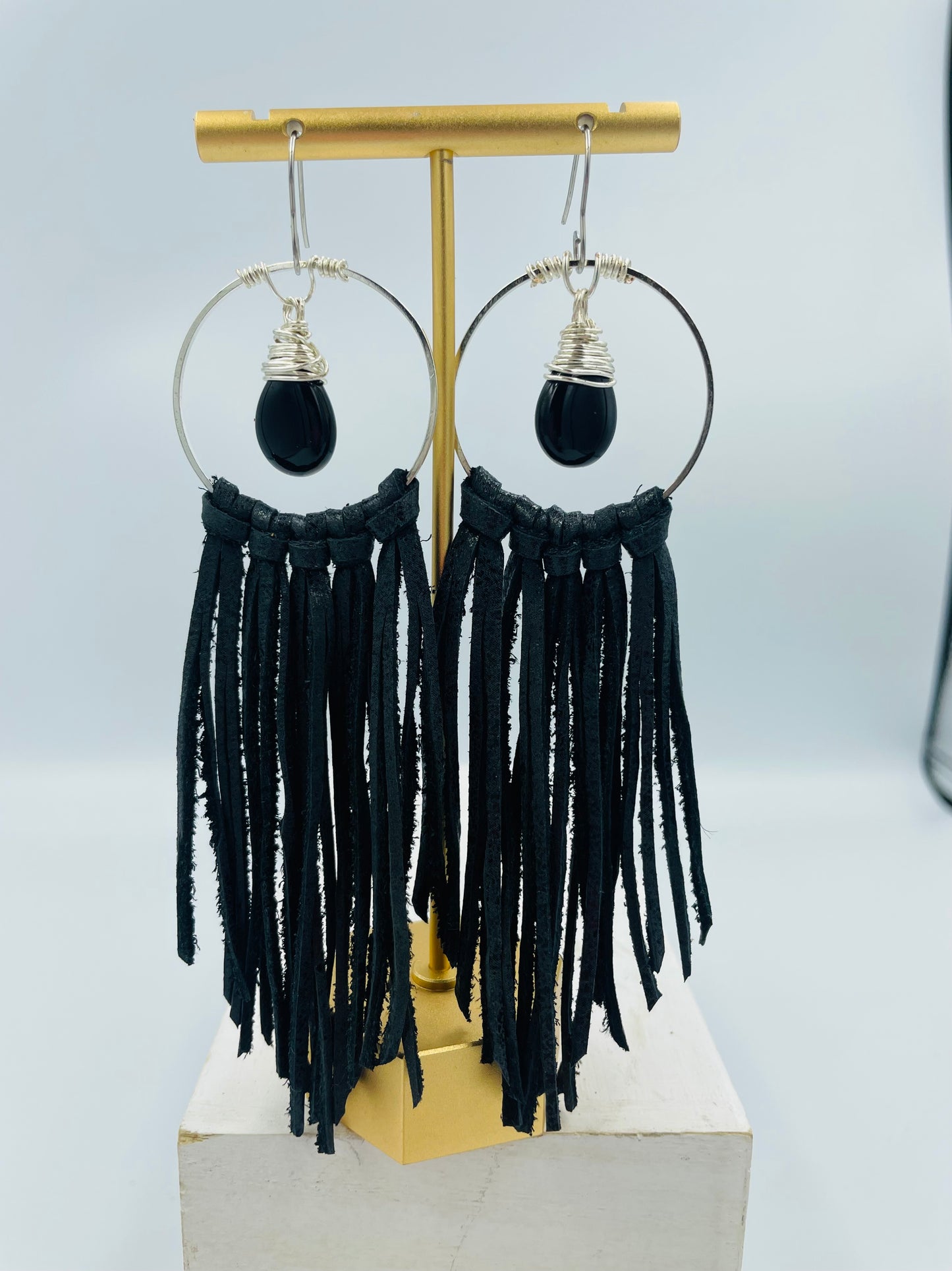 Hoop Fringe Earrings