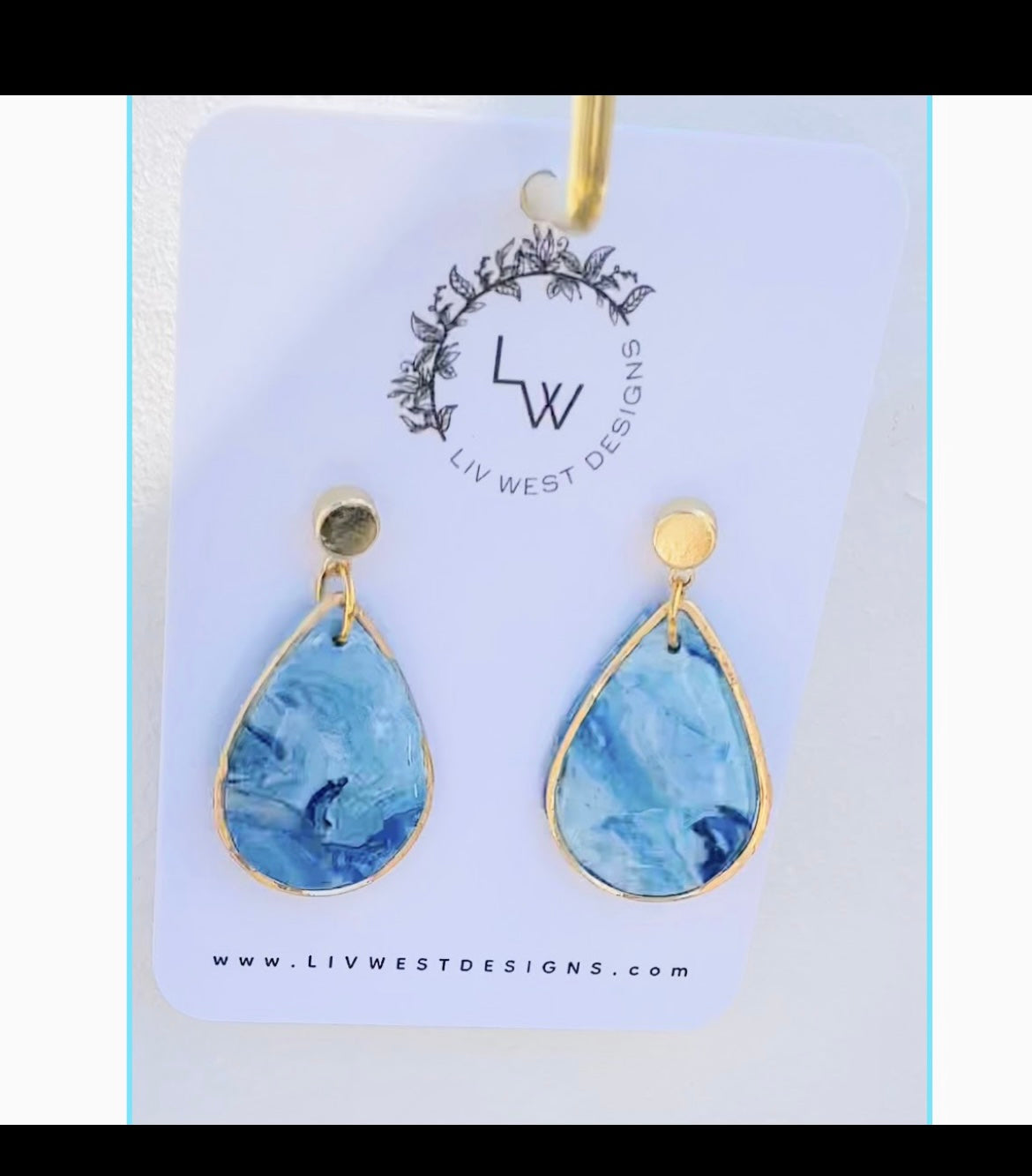 Ocean Vibes Teardrop Earrings