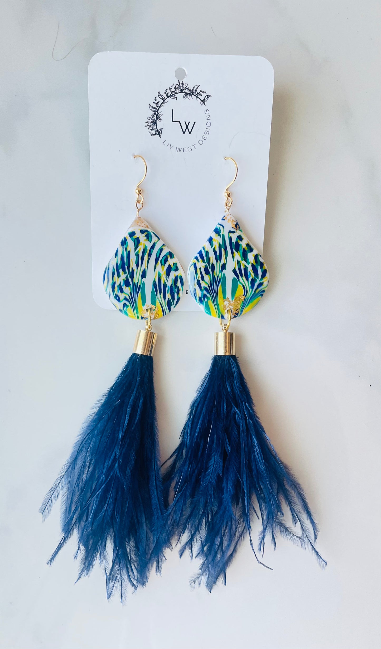 Peacock Earrings