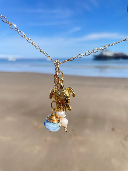 Ocean Vibes Turtle Necklace