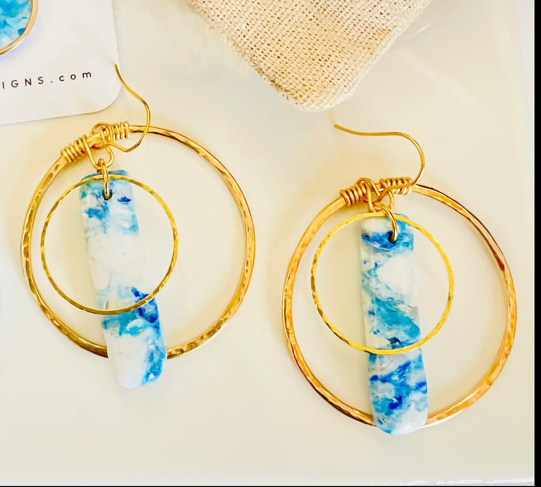 Ocean Vibes Hoop Earrings