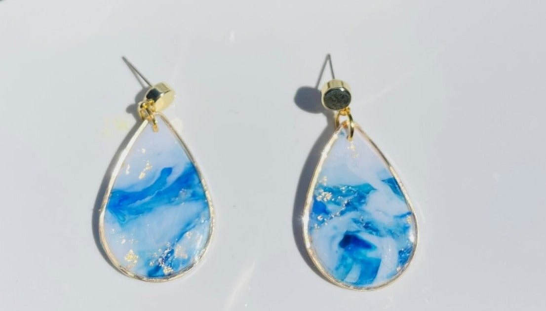 Ocean Vibes Teardrop Earrings