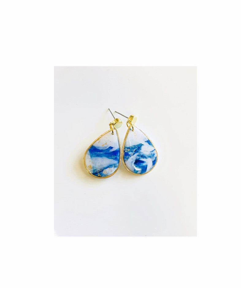 Ocean Vibes Teardrop Earrings